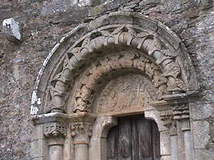 Portico de la Iglesia de San Martiño de Berselos